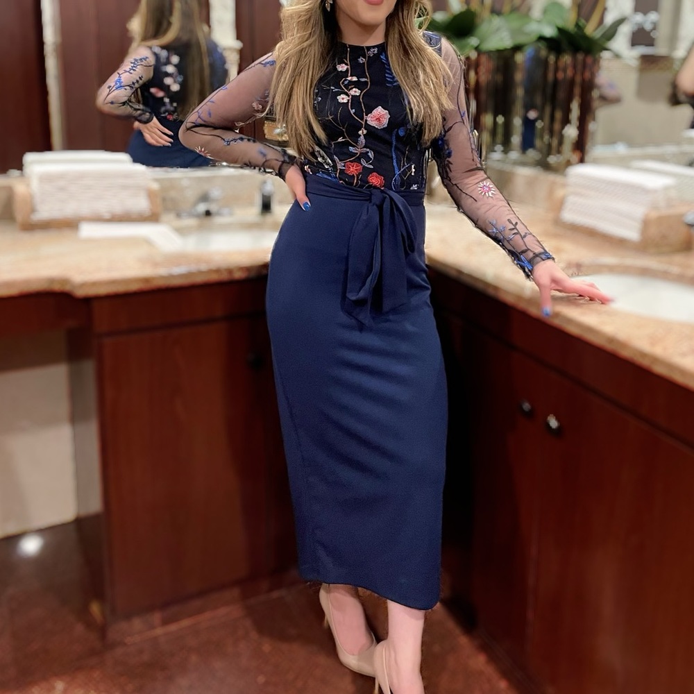 Flower Midi dress